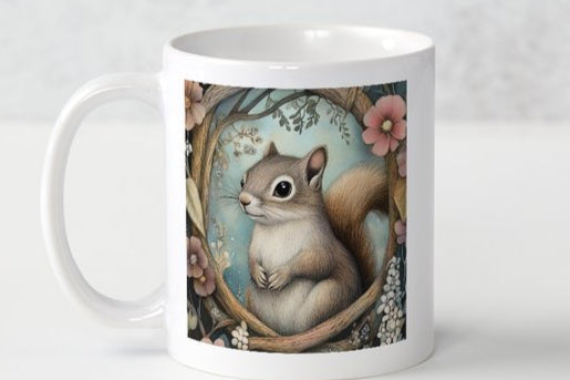 Woodland Friend Squirel Mug
