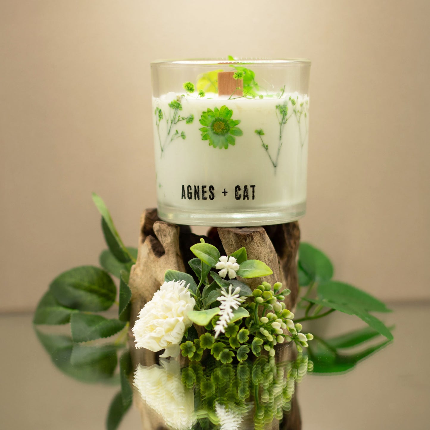 Agnes + Cat Extra Large Crackle Soy Candle - Fellberry