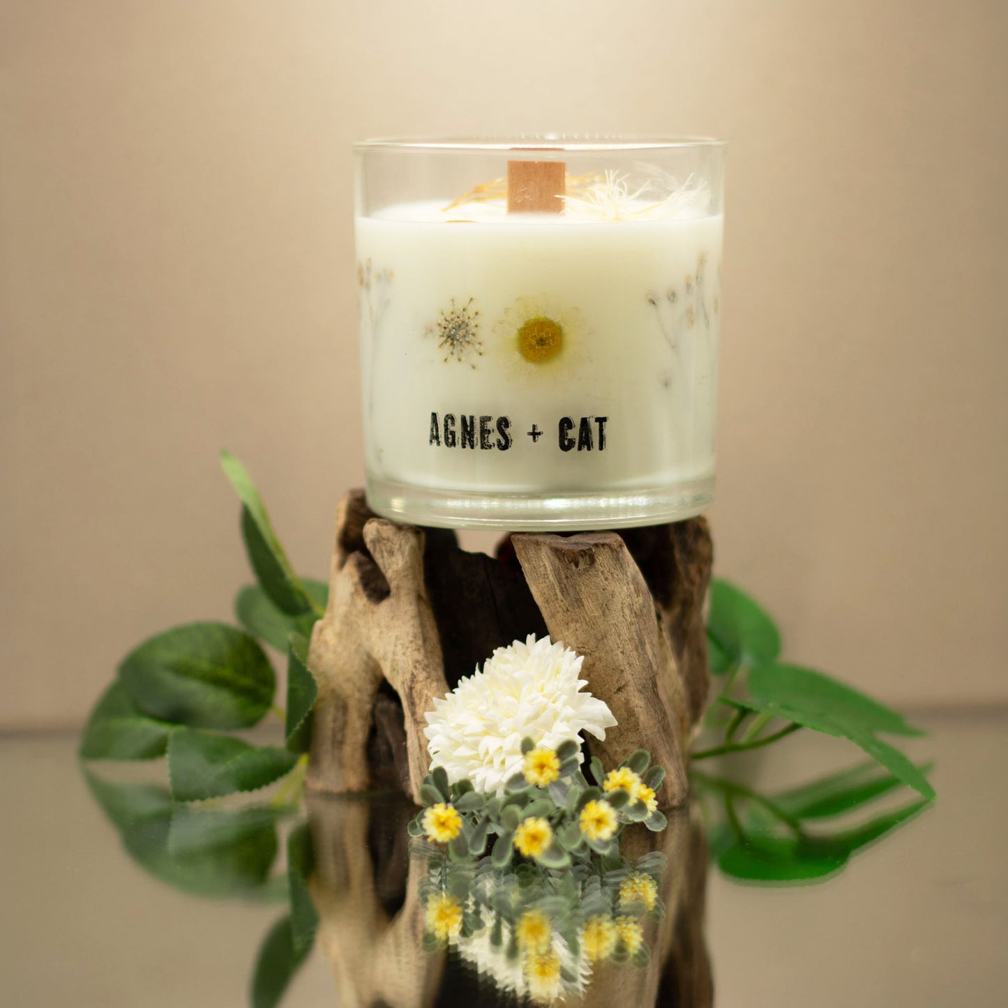 Agnes + Cat Extra Large Crackle Soy Candle - Windermere