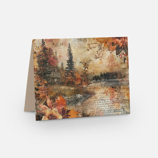 Autumn Forest 3 Notecards - Pack of 5