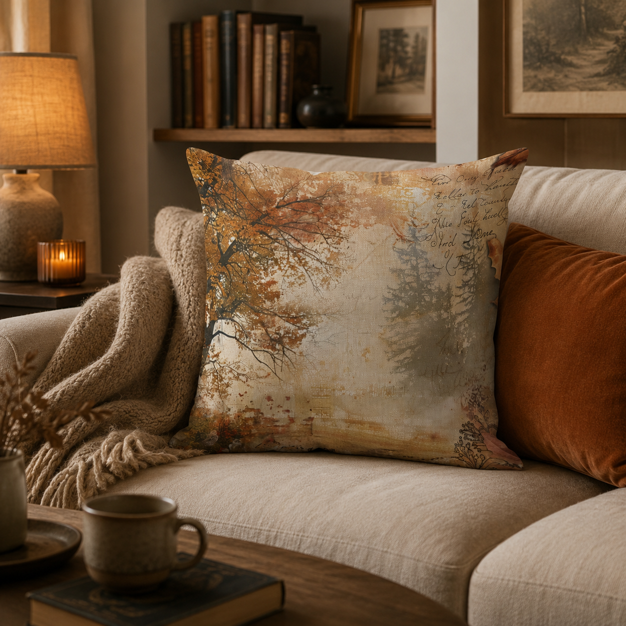 Autumn Forest 1 Cushion