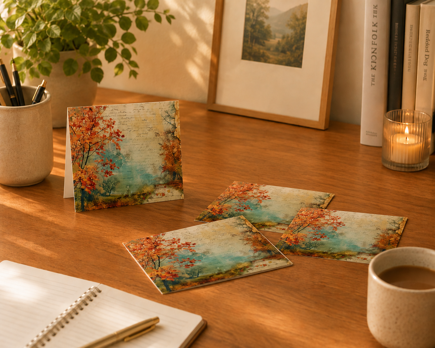 Autumn Forest 2 Notecards - Pack of 5