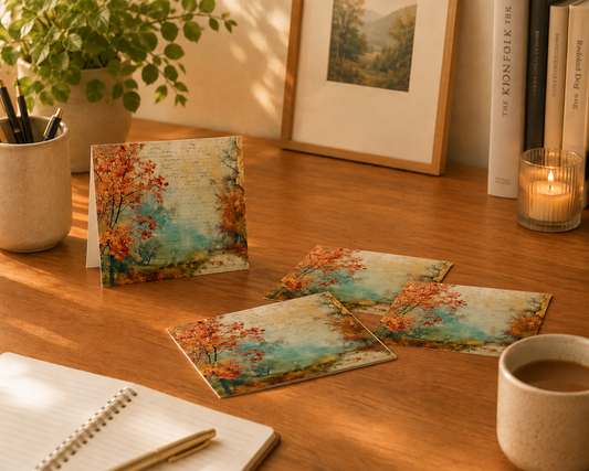 Autumn Forest 2 Notecards - Pack of 5