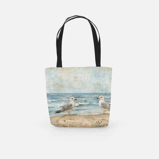 Beach with Seagulls Fashion Bag