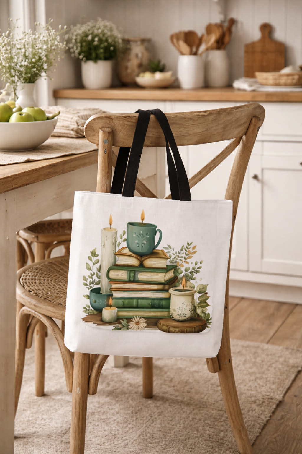 Book Lovers with Cup Fashion Bag