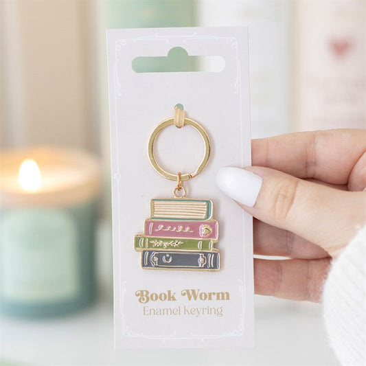 BOOK WORM KEYRING