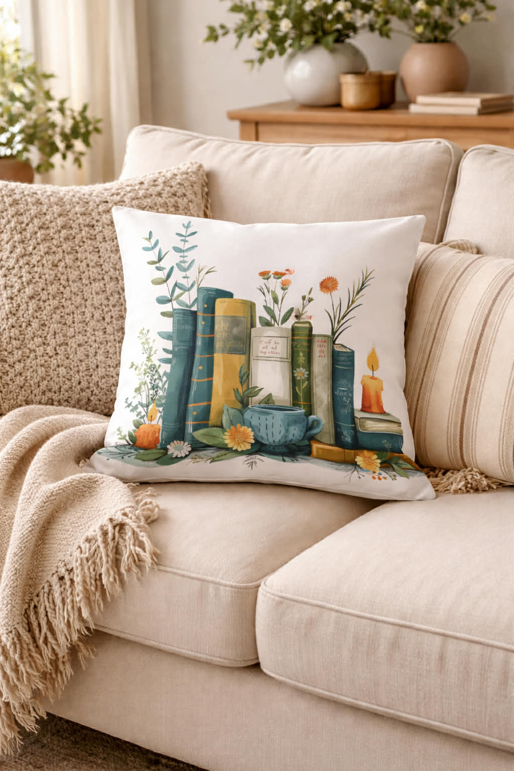 Book Lovers  Cushion
