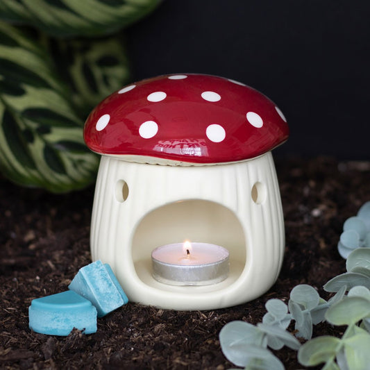 OIL BURNER AND WAX WARMER - MUSHROOM SHAPED