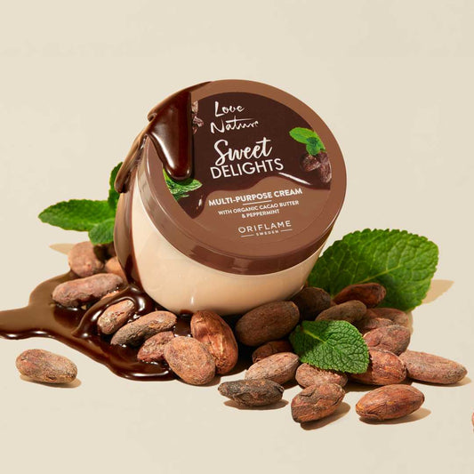 Multi-Purpose Cream with Organic Cacao Butter & Peppermint