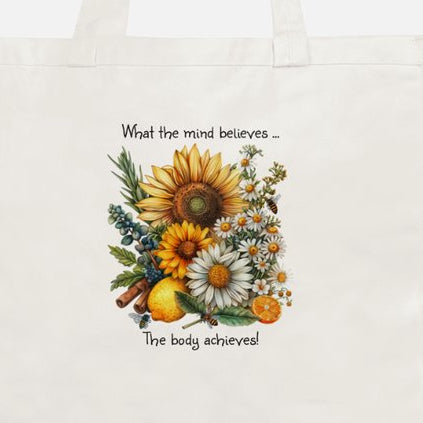 Cancer Support Cotton Tote Bag