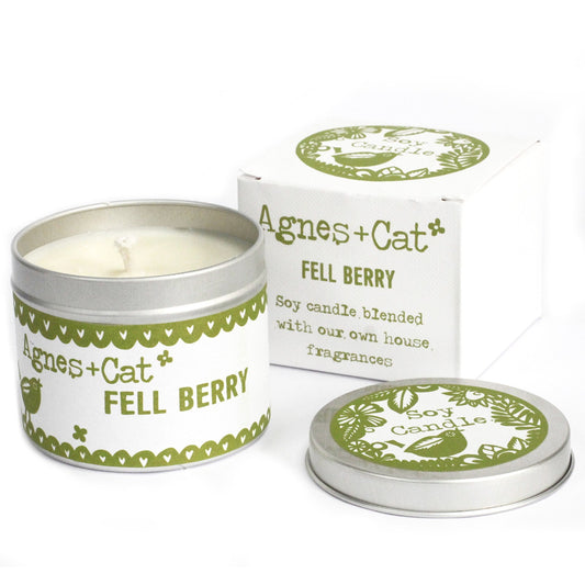 Soy Wax Tin Candle - Fell Berry