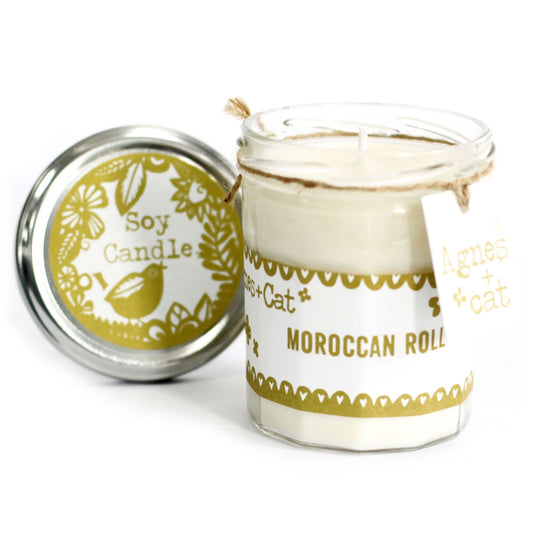 Candle - Jam Jar - MOROCCAN ROLL