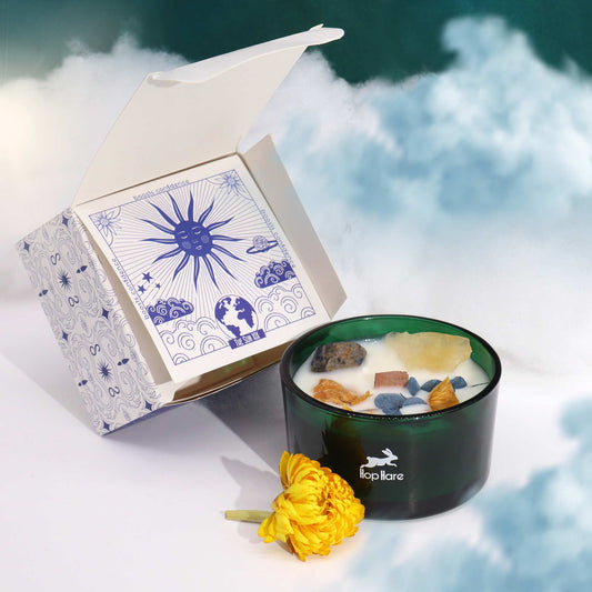 Crystal Magic Flower Candle - The Sun