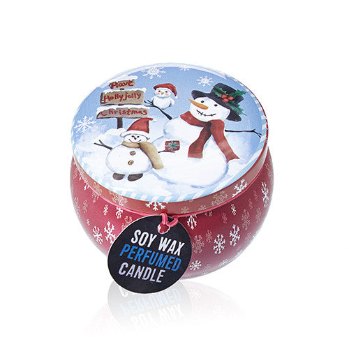 Art Tin Candles - Vintage Christmas - Spiced Orange