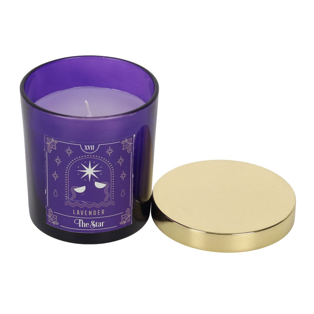 CANDLE - TAROT THE STAR LAVENDER