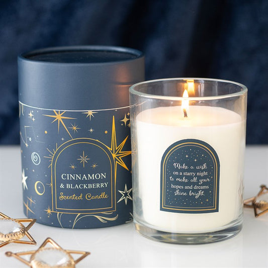 STARRY NIGHT CINNAMON & BLACKBERRY CANDLE