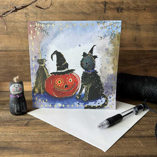 Halloween Cat Card