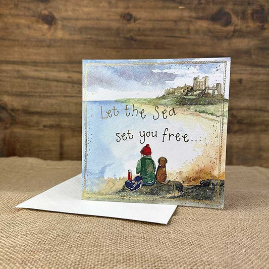 Card - Let the Sea set you free Birthday
