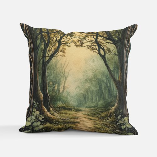 Celtic Magic Forest Cushion