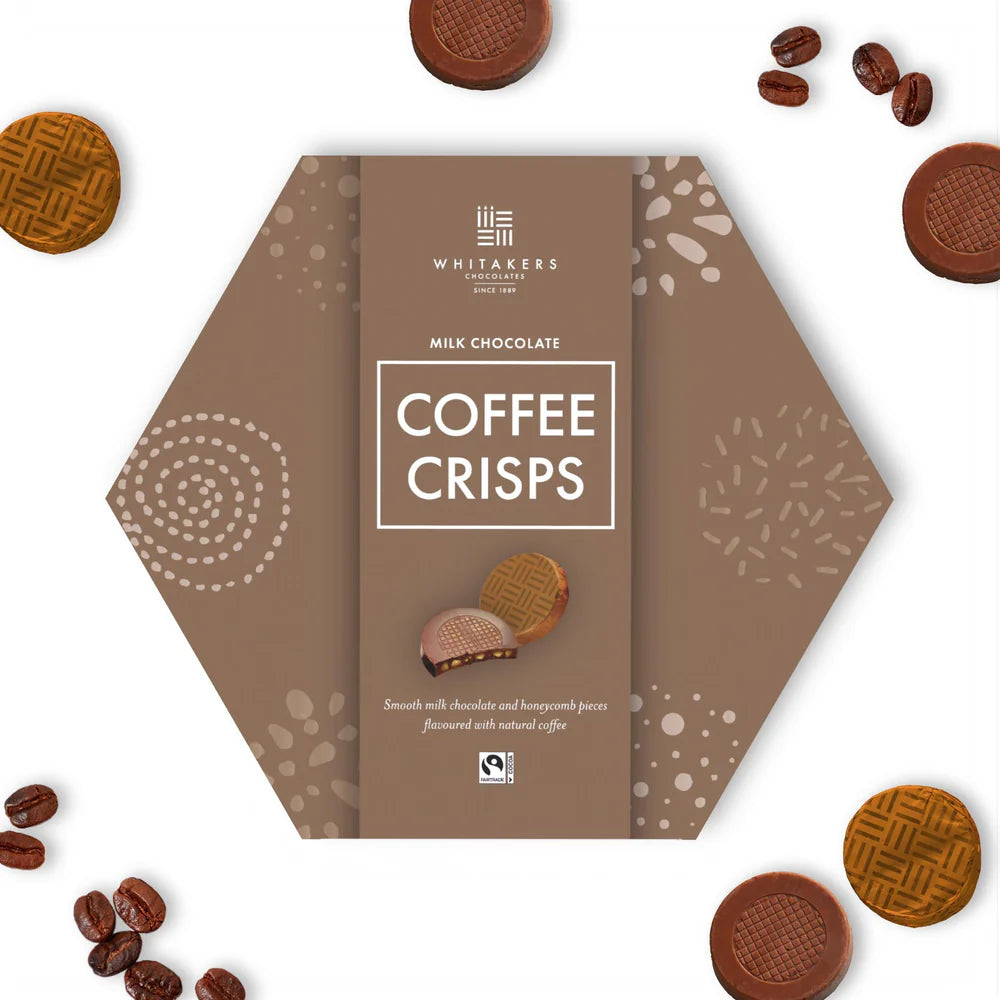 Milk Chocolate Coffee Honeycomb Crisps (165g)