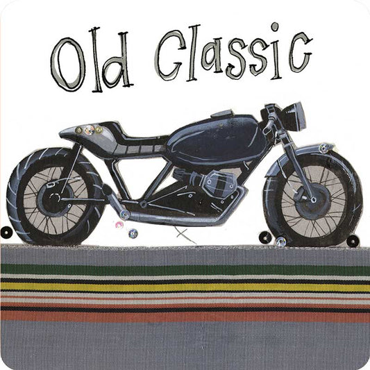 Coaster - Old Classic Motorbike