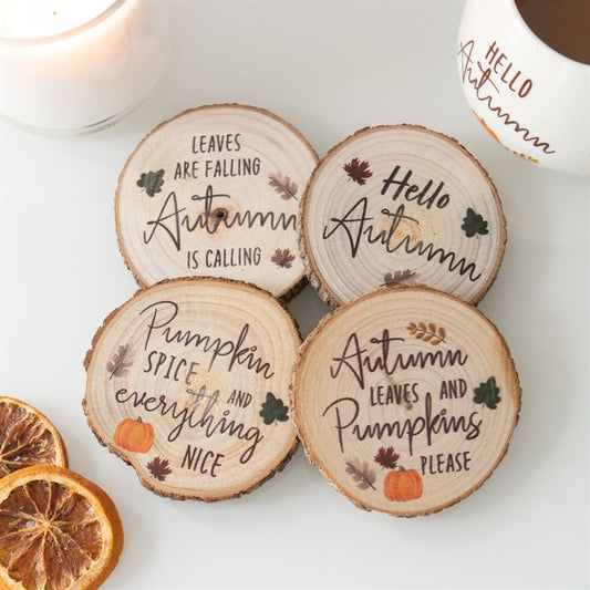HELLO AUTUMN COASTER SET