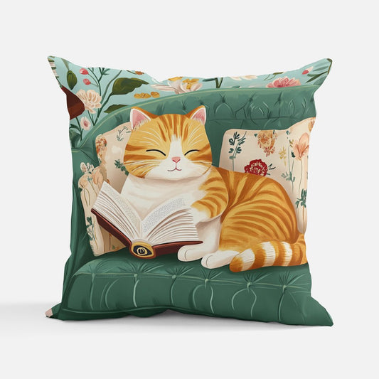 Cosy Cat Ginger Cushion