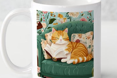 Cosy Cat Ginger Mug