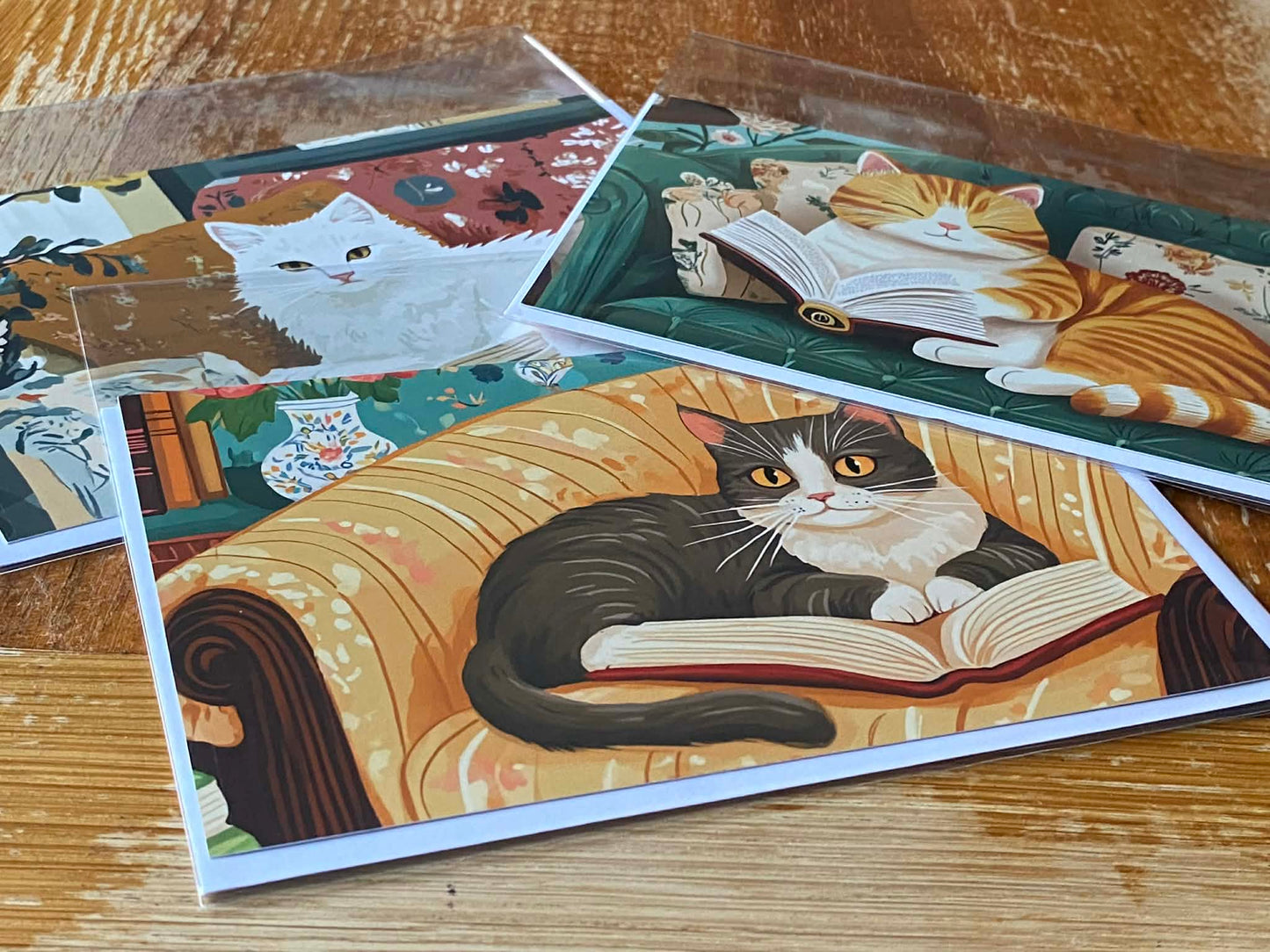 Cosy Cats - Pack of 3 Cards