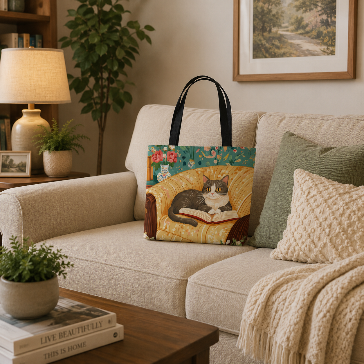 Cosy Cat Tuxedo Fashion Bag