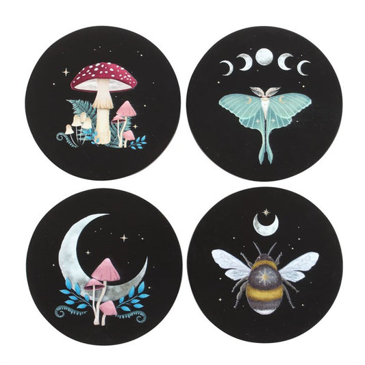 COASTER SET - DARK FOREST