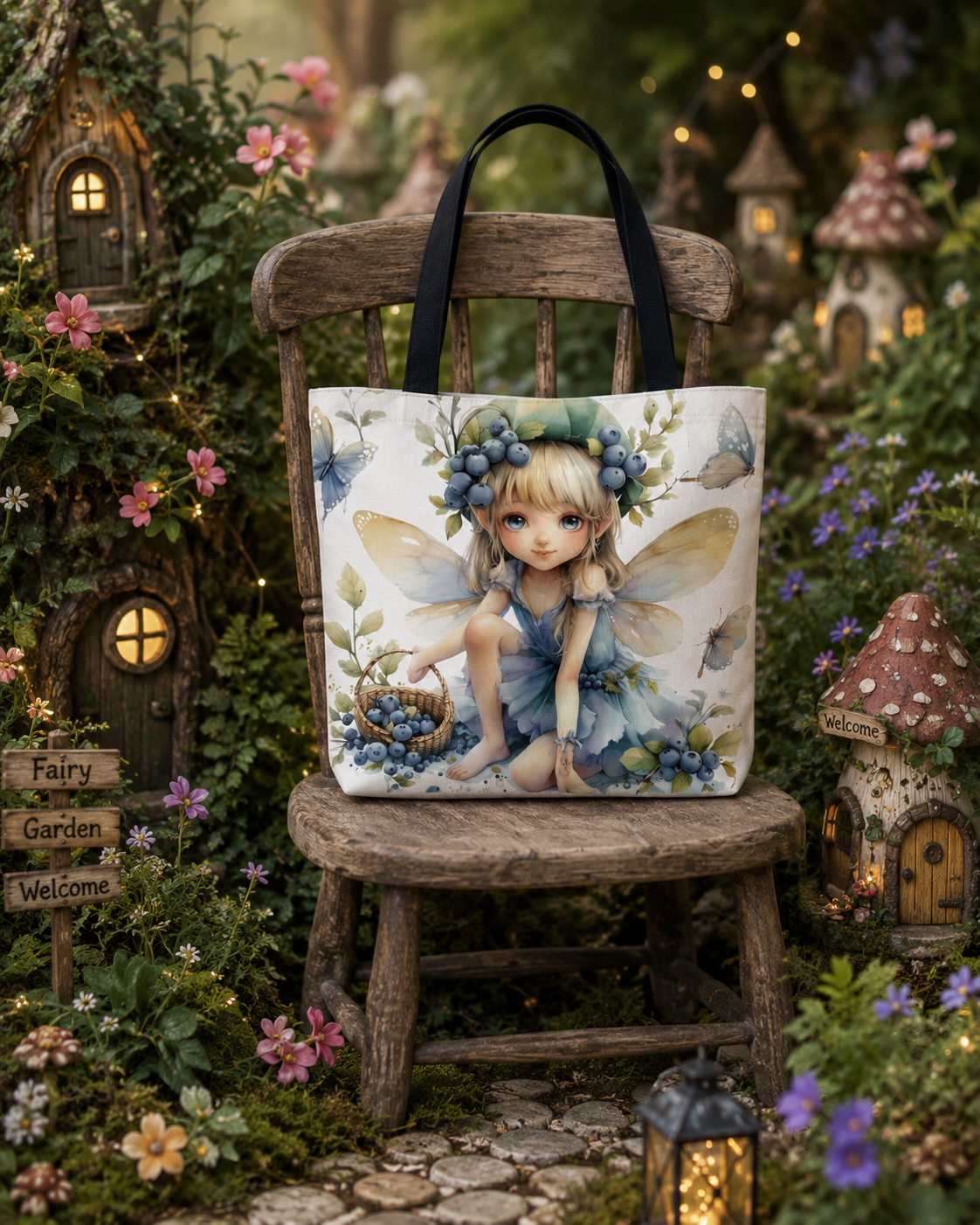 Blueberry Fairy Fashion Bag