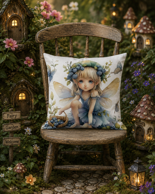 Blueberry Fairy  Cushion