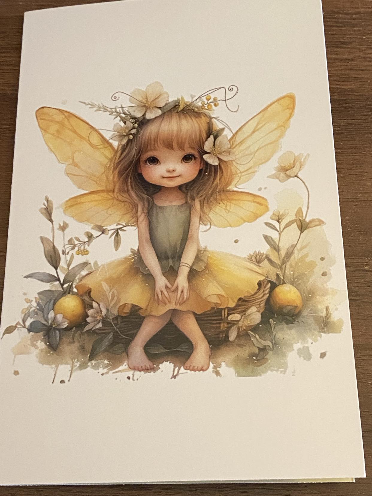 Lemon Fairy Greeting Card