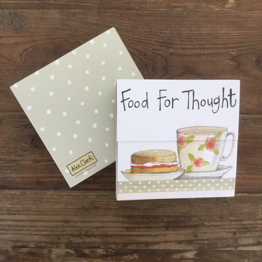 Mini Magnetic Notepad - Food for Thought Tea & Cake