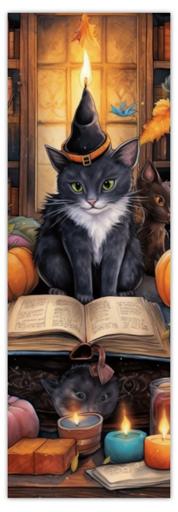 Halloween Cat Bookmark
