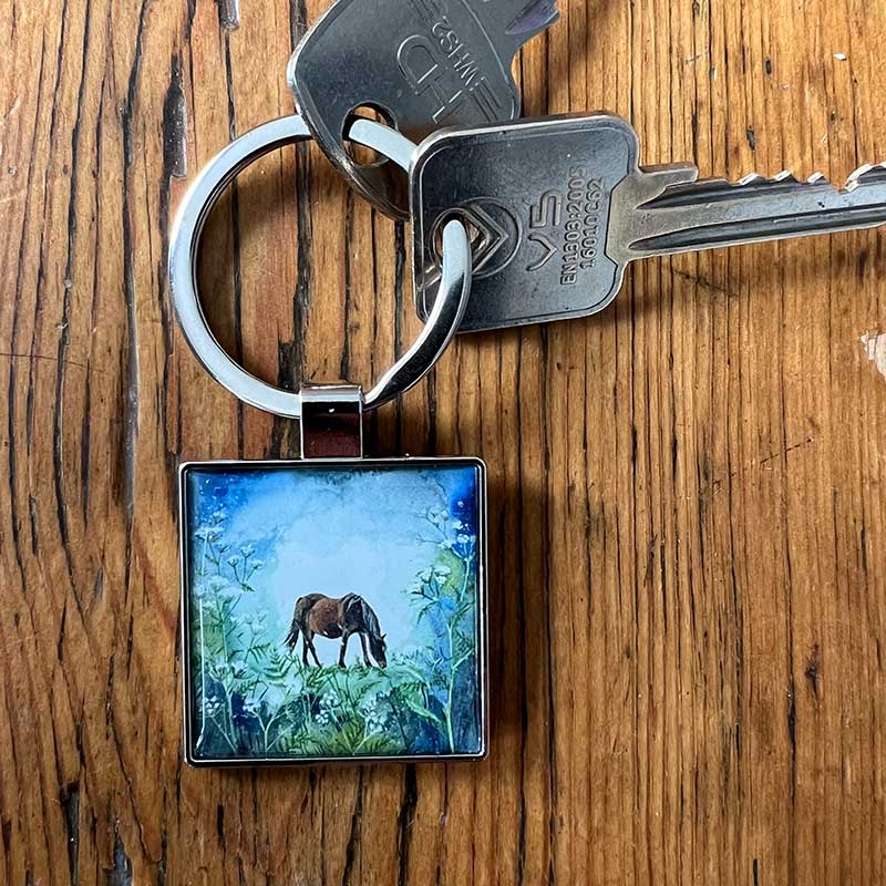 Keyring - Horse and Cow Parsley