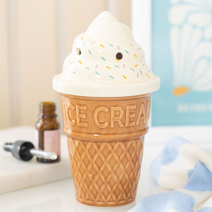 ICE CREAM CONE OIL BURNER
