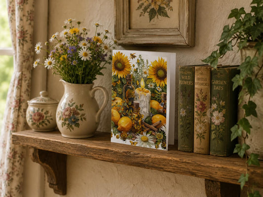 Summer Solstice (Litha) Candle Card