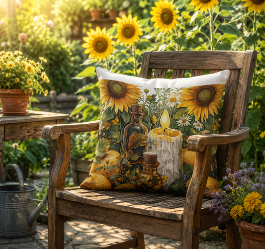 Summer Solstice (Litha) Candle Cushion