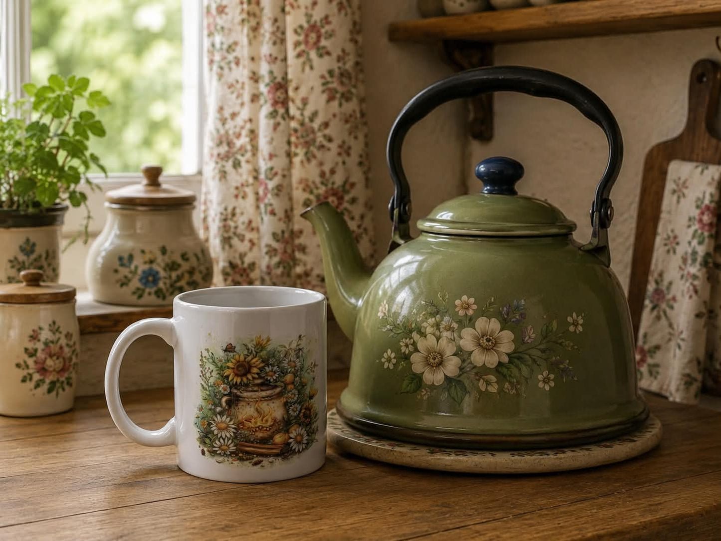 Summer Solstice (Litha) Cauldron Mug