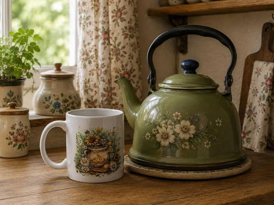 Summer Solstice (Litha) Cauldron Mug