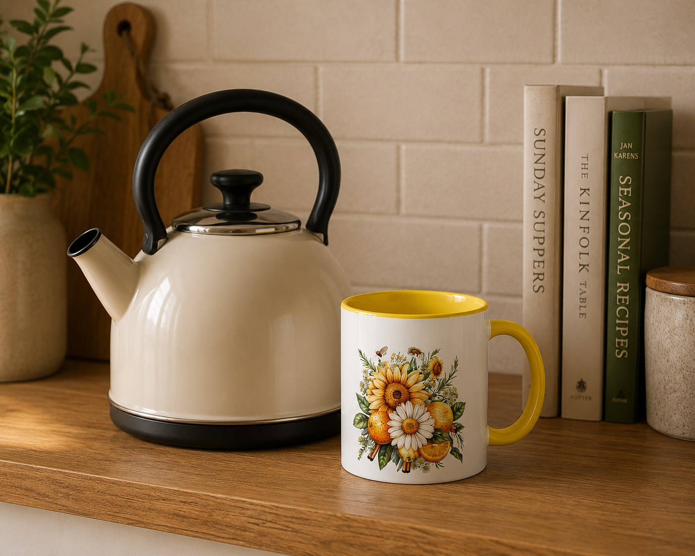 Summer Solstice (Litha) Flowers & Fruit Mug