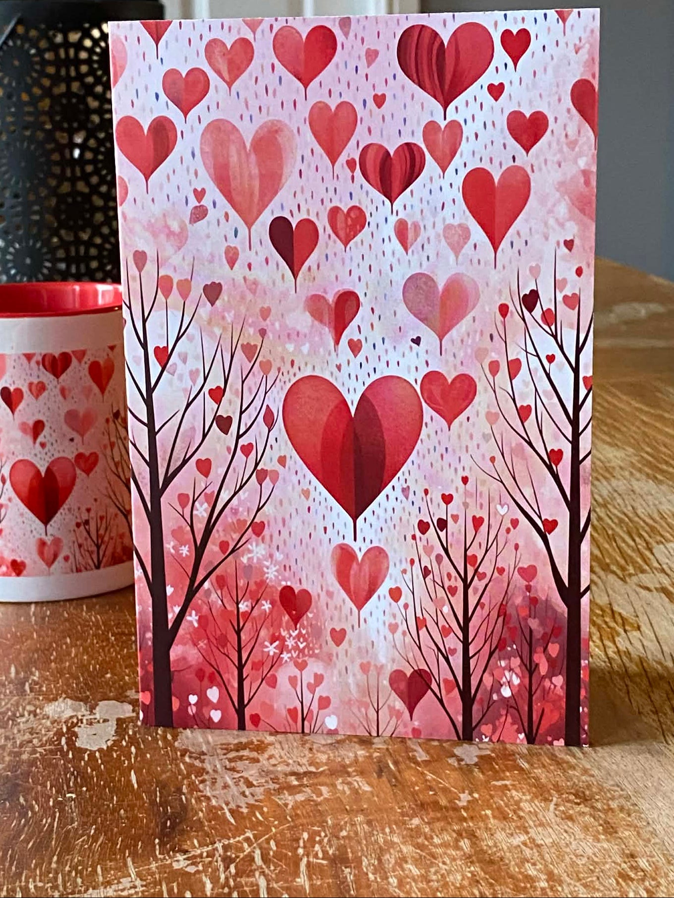 Hearts Card