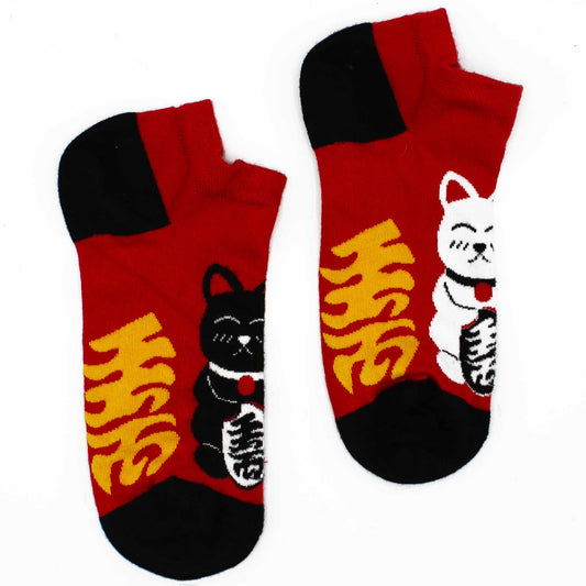 Socks Low - Lucky Cat