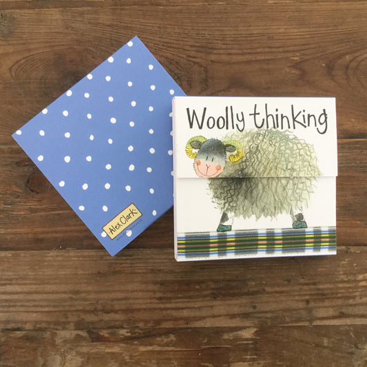 Mini Magnetic Notepad - Wooly Thinking Sheep