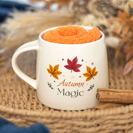 AUTUMN MAGIC MUG AND SOCKS SET