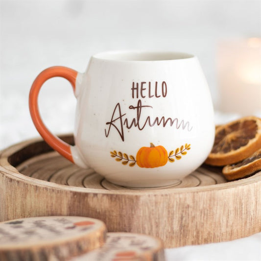 HELLO AUTUMN ROUNDED MUG