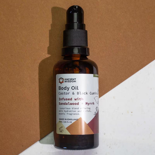 Organic Body Oil 50ml - Sandalwood & Myrrh