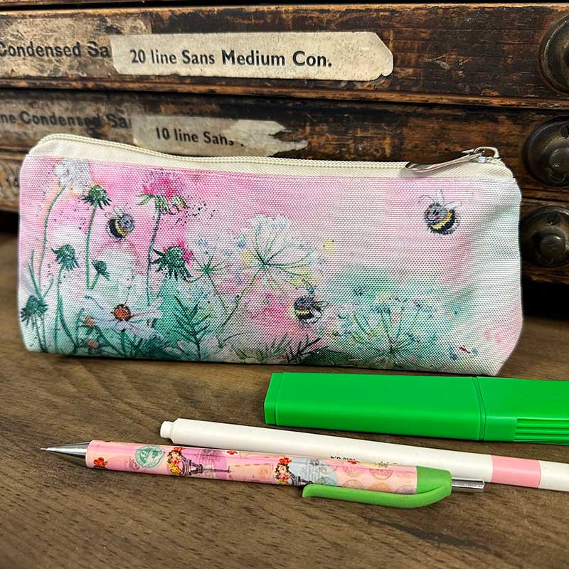 Bees in Summer Pencil Case